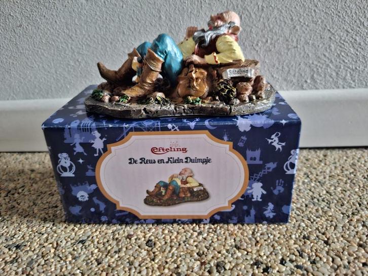 Efteling De Reus en Klein Duimpje Beeldje - Nieuw!, Verzamelen, Efteling, Nieuw, Beeldje of Poppetje, Ophalen of Verzenden