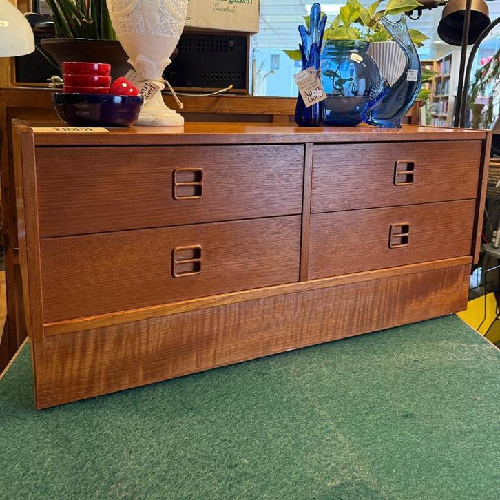 Vintage midcentury ladenkastje, Huis en Inrichting, Kasten | Ladekasten, Gebruikt, Minder dan 100 cm, 50 tot 100 cm, 25 tot 50 cm