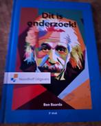 DIT IS ONDERZOEK! NOORDHOFF UITGEVERS BEN BAARDA 3e druk, Boeken, Ophalen of Verzenden, Zo goed als nieuw, HBO