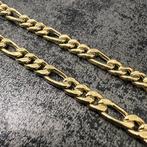 14k gouden ketting figaro schakel dik model, Ophalen of Verzenden, Zo goed als nieuw, Goud