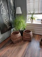 Bieden ! Rotan manden, Huis en Inrichting, Ophalen, Overige vormen, Riet, Mand