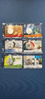12 coincards UNC van Manhattan vijfje t/m Leeuwarden Vijfje, Postzegels en Munten, Munten | Nederland, Setje, Koningin Beatrix