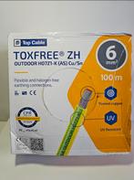 100Meter Aardingskabel H07Z1-K 6mm² B2ca groen/geel vertind, Ophalen of Verzenden, Kabel of Snoer