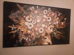 Schilderij bloemen vrouw, Ophalen of Verzenden