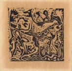 Willem Commandeur houtsnede "Fantasiewezens en Griezels", Ophalen