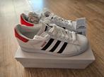 Adidas Superstar 50th Anniversary Run DMC Maat 45 1/3, Wit, Ophalen of Verzenden, Adidas, Sneakers of Gympen