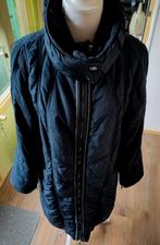 Long padded donkerblauwe jas MARC CAIN ZIP  Maat 44  N6, Marc Cain, Blauw, Maat 42/44 (L), Ophalen of Verzenden