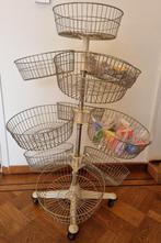 Vintage winkelrek met draadmanden, Antiek en Kunst, Curiosa en Brocante, Ophalen