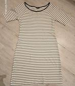 Wit Zwart Gestreept Jurkje Claudia Sträter, Maat 38/40 (M), Wit, Ophalen of Verzenden, Zo goed als nieuw