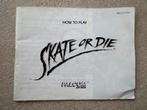 Skate or Die - NES Handleiding, Ophalen of Verzenden, Gebruikt, Sport