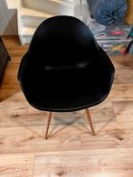 Losse kuipstoel zwart, Huis en Inrichting, Stoelen, Ophalen, Kunststof, Gebruikt, Zwart