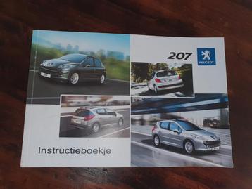 Instructieboekje Peugeot 207 service auto boek Nederlands