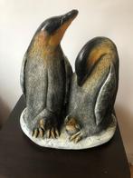 tuinbeeld pinguins, Ophalen, Zo goed als nieuw, Beton, Dierenbeeld