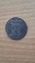 Halve zilveren gulden koning Willem 111, Postzegels en Munten, Munten | Nederland, ½ gulden, Koning Willem III, Zilver, Ophalen of Verzenden