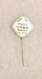 blikken speld vd Valk kolen olie Naaldwijk, Ophalen of Verzenden, Gebruikt, Transport, Speldje of Pin