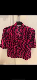 Fifth House blouse donkerblauw roze, Kleding | Dames, Verzenden, Zo goed als nieuw, Roze, Maat 34 (XS) of kleiner