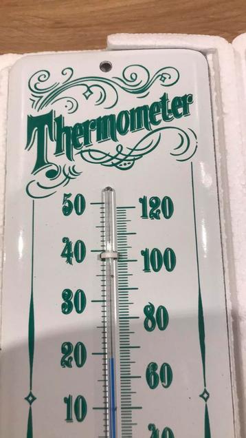 Vintage emaille thermometer berendsohn / de niet en spans  beschikbaar voor biedingen