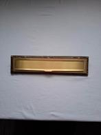 Oude bewrkte brievenbusklep, Tuin en Terras, Brievenbussen, Ophalen of Verzenden, Gebruikt, Overige materialen, Brievenbusklep