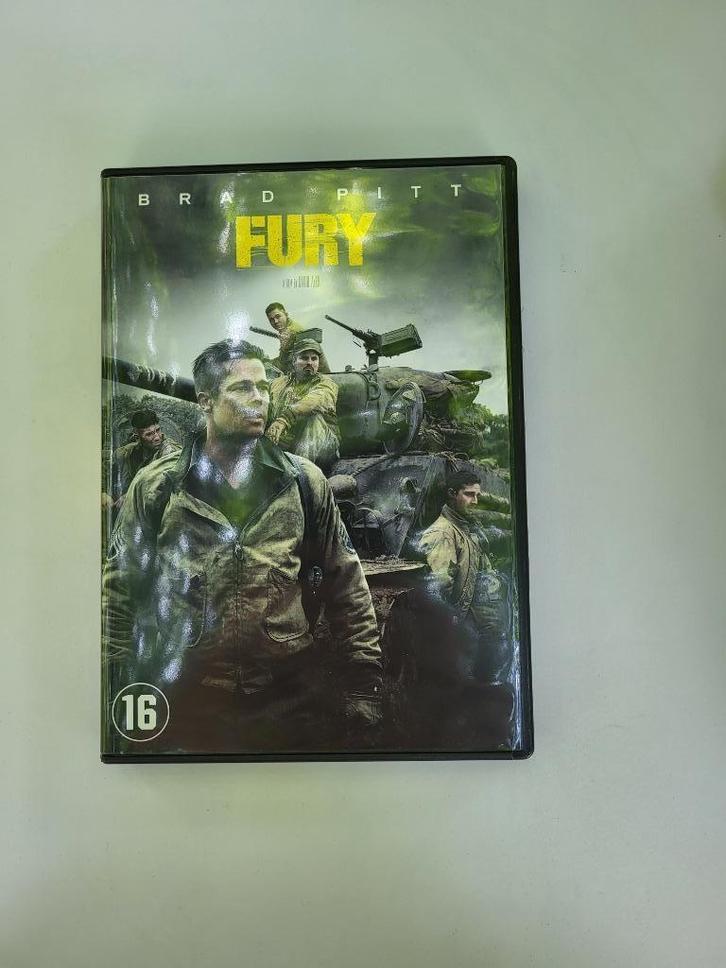 Fury, Cd's en Dvd's, Dvd's | Actie, Zo goed als nieuw, Actie, Vanaf 16 jaar, Ophalen
