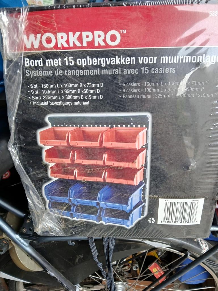 Opbergbakjes voor klein materiaal - WORKPRO, Doe-het-zelf en Verbouw, Gereedschapskisten, Nieuw, Ophalen of Verzenden