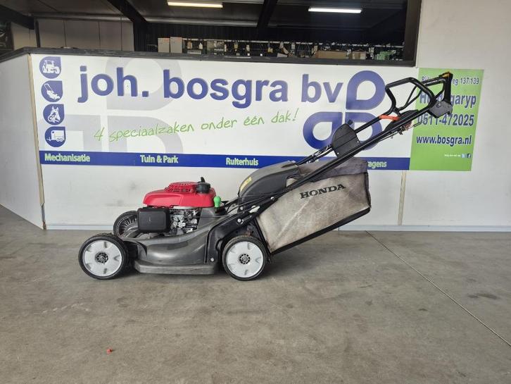 Honda HRX 537 HZE 53cm elektrische start., Tuin en Terras, Grasmaaiers, Gebruikt, Benzine-grasmaaier, 50 cm of meer, Elektrische starter