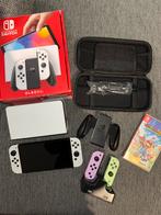 Nintendo switch oled, Spelcomputers en Games, Met games, Met 2 controllers, Zo goed als nieuw, Switch OLED