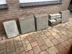 Gratis 50x50x5 beton tegels af te halen, Ophalen, Gebruikt, 10 m² of meer, Beton