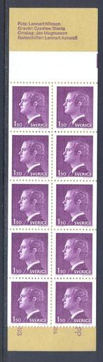 B295 - Zweden automaatboekje michel 1113Dl/1113Dr 5 x p, Verzenden, Zweden, Postfris