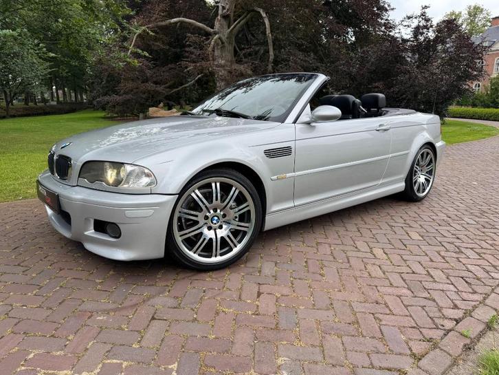 BMW M3 E46 Cabrio Handgeschakeld 2002 Grijs Youngtimer BTW, Auto's, BMW, Bedrijf, 3-Serie, ABS, Airconditioning, Alarm, Bluetooth