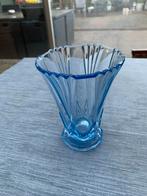 Art Deco blauw persglas vaas, Antiek en Kunst, Ophalen of Verzenden