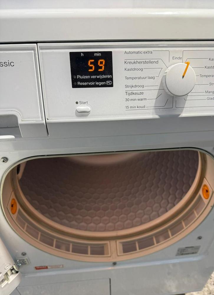 Miele 7-8 Softcare Condensdroger.  Izgs, Witgoed en Apparatuur, Wasdrogers, Zo goed als nieuw, Overige typen, 8 tot 10 kg, 85 tot 90 cm