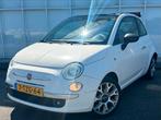 Fiat 500 1.2 C LEDER DISTRIBUTIE GEDAAN CABRIO PARKEERSENSOR, Voorwielaandrijving, Euro 5, 4 cilinders, Wit