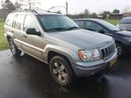 Jeep Grand Cherokee 4.7 I V8 Limited AUT 2002 Grijs, Auto's, Jeep, Automaat, 1826 kg, 3360 kg, 109 €/maand
