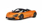 McLaren 720S Spider Papaya Spark Oranje 2018 GT Spirit GT819, Hobby en Vrije tijd, Modelauto's | 1:18, Overige merken, Auto, Verzenden