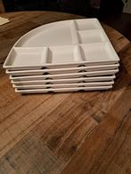 6 Gourmetborden met vakverdeling, Ophalen, Gebruikt, Keramiek, Bord(en)