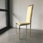 1 stoel hollywood regency goud met stof vintage bling jaren, ., Zo goed als nieuw, ., .