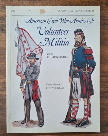 Boekje uniformen van vrijwilligers uit diverse staten. beschikbaar voor biedingen