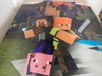Minecraft dekbed tweepersoons 200cm x 195cm, Huis en Inrichting, Ophalen of Verzenden, Gebruikt, Tweepersoons, Dekbedovertrek
