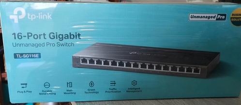 Nieuwe Switch TP-Link TL-SG116E, Computers en Software, Netwerk switches, Nieuw, Ophalen of Verzenden