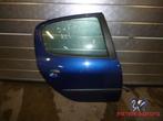 Portier rechtsachter Blauw Peugeot 206 5-deurs kleurcode KPL, Auto-onderdelen, Carrosserie en Plaatwerk, Deur, Gebruikt, Peugeot