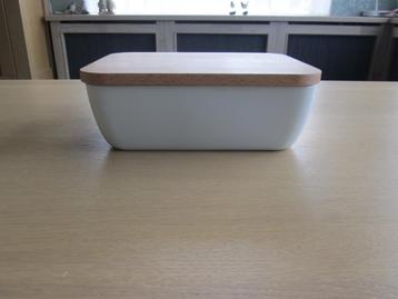 Brabantia witte porseleinen brood set D25cm bij 20cm H8cm beschikbaar voor biedingen