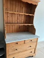 Kaaskast grenen met marmer blad, Ophalen