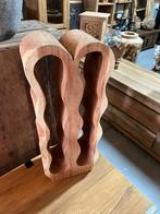 Wijnrek suar glooiend, flessenrek, woondecoratie, hardhout, Nieuw, Ophalen of Verzenden, Hout, 5 tot 15 flessen
