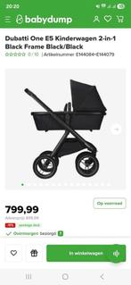 Dubatti one E5 kinderwagen 2 in 1 BLACK NIEUW, Kinderen en Baby's, Kinderwagens en Combinaties, Ophalen of Verzenden, Nieuw, Overige merken