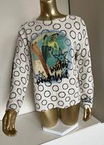 Wintertrui met ski-afbeelding, cashmere, mt. M/L, NIEUW, Beige, Maat 42/44 (L), Nieuw, Ophalen of Verzenden