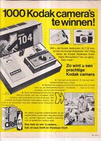 Retro reclame 1968 dreft wedstrijd Kodak camera, Verzamelen, Overige typen, Ophalen of Verzenden