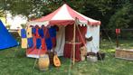 Palamedes tent verhuur – middeleeuwse 33 m, Verzenden, Zo goed als nieuw, Historisch