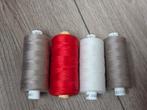 4 Spoelen Garen - Diverse Kleuren, Hobby en Vrije tijd, Naaien en Fournituren, Ophalen of Verzenden, Gebruikt, Garen of Naald(en)