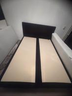 BoxSpring bed 160x200, Huis en Inrichting, Slaapkamer | Boxsprings, Zwart, Tweepersoons, Ophalen of Verzenden, Zo goed als nieuw
