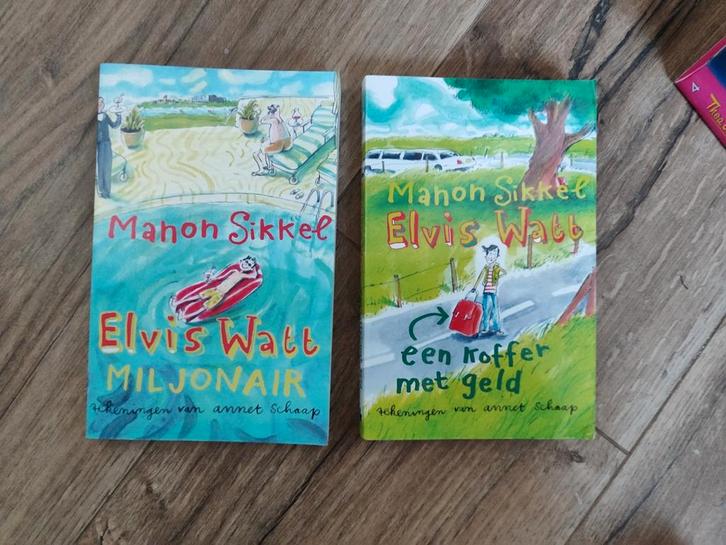 Elvis Watt - Mahon Sikkel (2 boeken), Boeken, Kinderboeken | Jeugd | onder 10 jaar, Zo goed als nieuw, Fictie algemeen, Ophalen of Verzenden